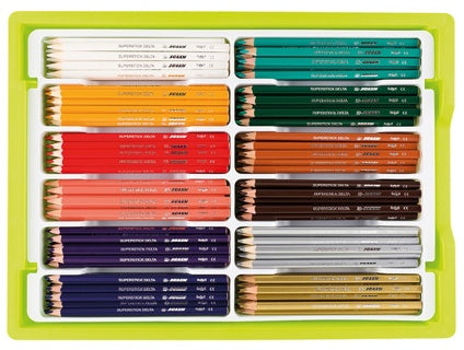 JOLLY Buntstift 3003 Supersticks Delta 240 Stück in Big Box Ergänzungsfarben