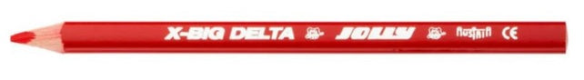 JOLLY Buntstifte 3399 X-BIG Delta 12 Stück kirschrot
