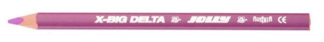 JOLLY Buntstifte 3399 X-BIG Delta 12 Stück zyklamen