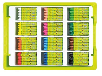 JOLLY Wachsmalkreiden Painty 288 Stück in Big Box farbig sortiert