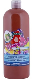 JOLLY Malfarbe Tempera 0.5 Liter mittelbraun