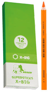 JOLLY Buntstifte 3099 X-BIG 12 Stück orange