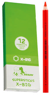 JOLLY Buntstifte 3099 X-BIG 12 Stück zinnoberrot