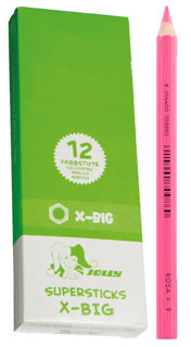 JOLLY Buntstifte 3099 X-BIG 12 Stück rosa