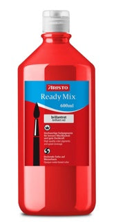 ARISTO Flüssigmalfarbe Ready Mix AR31050 600 ml brillantrot
