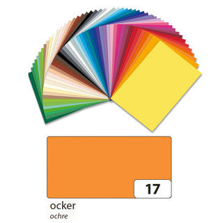FOLIA Fotokarton 6117 10 Bögen 300 g/m² 50 x 70 cm ocker