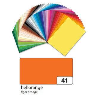 FOLIA Fotokarton 6141 10 Bögen 300 g/m² 50 x 70 cm hellorange