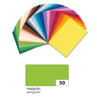 FOLIA Fotokarton 6150 10 Bögen 300 g/m² 50 x 70 cm maigrün