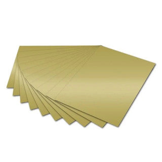 FOLIA Fotokarton 6166 10 Bögen 300 g/m² 50 x 70 cm gold glänzend