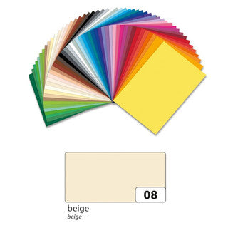 FOLIA Tonzeichenpapier 6708 10 Bögen 130 g/m² 50 x 70 cm beige