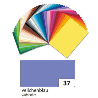 FOLIA Tonzeichenpapier 6737 10 Bögen 130 g/m² 50 x 70 cm veilchenblau