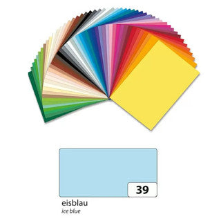 FOLIA Tonzeichenpapier 6439 DIN A4 100 Bögen 130 g/m² eisblau
