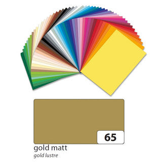 FOLIA Tonzeichenpapier 6465 DIN A4 100 Bögen 130 g/m² gold matt