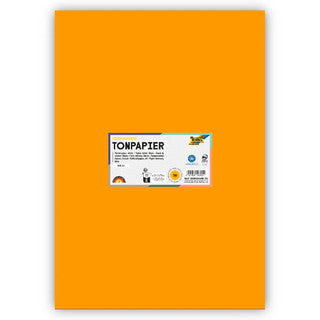 FOLIA Tonzeichenpapier 6316 DIN A3 50 Bögen 130 g/m² dunkelgelb