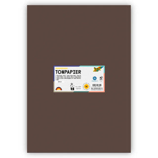 FOLIA Tonzeichenpapier 6370 DIN A3 50 Bögen 130 g/m² dunkelbraun