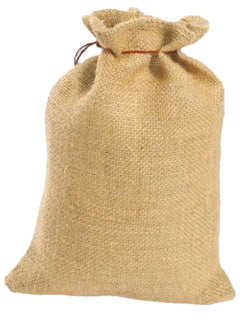 FOLIA Jutesack 1 Stück 17 x 25 cm natur