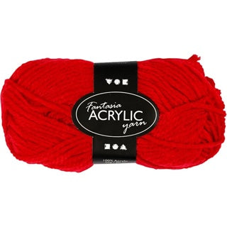 FANTASIA Polyacryl Garn 421730 80 m rot