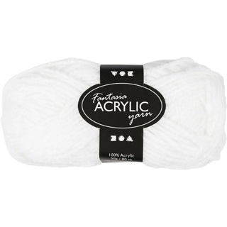 FANTASIA Polyacryl Garn 421710 80 m weiß