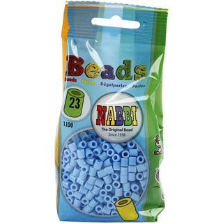 NABBI Bügelperlen 751230 1100 Stück pastellblau