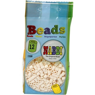 NABBI Bügelperlen 751120 1100 Stück hellbeige
