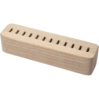 CREATIV COMPANY Scherengestell für 12 Scheren 4.3 x 17 cm natur