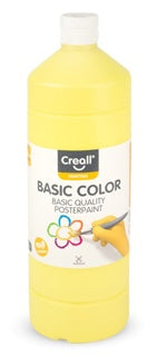 CREALL Plakatfarbe Basic Color 1000 ml hellgelb