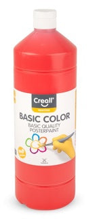 CREALL Plakatfarbe Basic Color 1000 ml hellrot