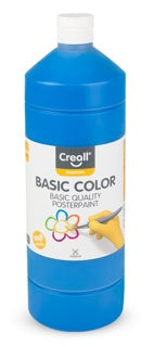 CREALL Plakatfarbe Basic Color 1000 ml blau