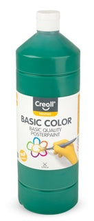 CREALL Plakatfarbe Basic Color 1000 ml dunkelgrün