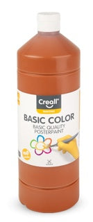 CREALL Plakatfarbe Basic Color 1000 ml hellbraun