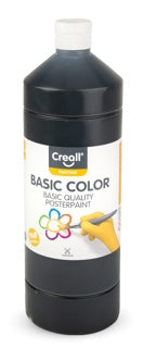 CREALL Plakatfarbe Basic Color 1000 ml schwarz