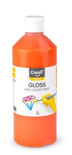 CREALL Glanzfarbe Gloss 500 ml orange