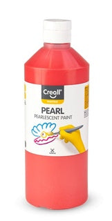 CREALL Perlmuttfarbe Pearl 500 ml rot