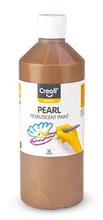 CREALL Perlmuttfarbe Pearl 500 ml braun