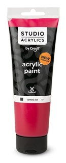 CREALL Acrylfarbe 250 ml karminrot