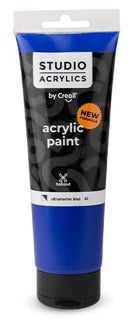 CREALL Acrylfarbe 250 ml ultramarinblau