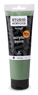 CREALL Acrylfarbe 250 ml olivgrün
