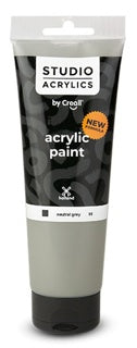 CREALL Acrylfarbe 250 ml grau
