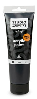 CREALL Acrylfarbe 250 ml schwarz