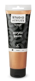 CREALL Acrylfarbe Metallics 250 ml bronze
