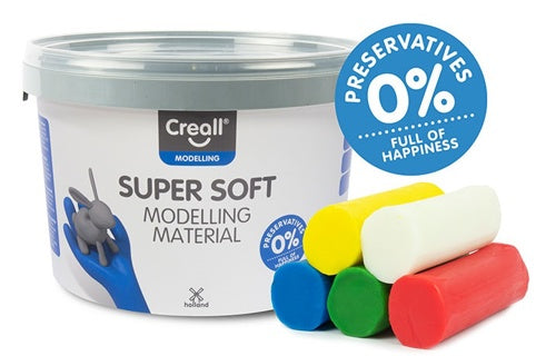 CREALL Knete Super soft 1750 g 5 Farben