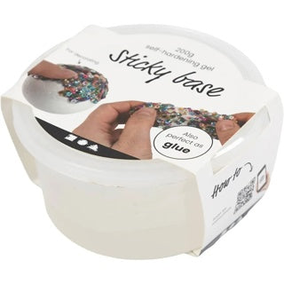 PEARL CLAY Modelliermasse Sticky Base 200g transparent