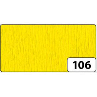 FOLIA Krepppapier 820106 10 Rollen 32 g/m² 50 cm x 2.5 m gelb