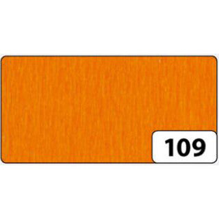 FOLIA Krepppapier 820109 10 Rollen 32 g/m² 50 cm x 2.5 m hellorange