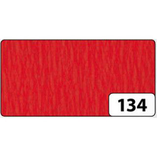 FOLIA Krepppapier 820134 10 Rollen 32 g/m² 50 cm x 2.5 m feuerrot