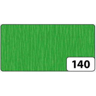 FOLIA Krepppapier 820140 10 Rollen 32 g/m² 50 cm x 2.5 m gelbgrün