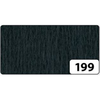 FOLIA Krepppapier 820199 10 Rollen 32 g/m² 50 cm x 2.5 m schwarz