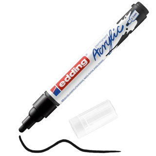 EDDING Acrylmarker 5100 mit Rundspitze 2-3 mm (M) permanent schwarz