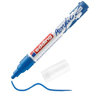 EDDING Acrylmarker 5100 mit Rundspitze 2-3 mm (M) permanent enzianblau