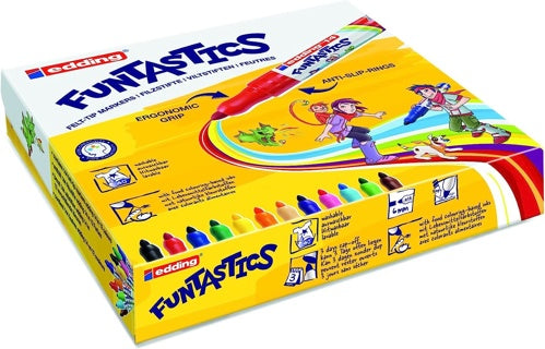 EDDING Filzstift Funtastics 51207 144 Stück 3 mm farbig sortiert